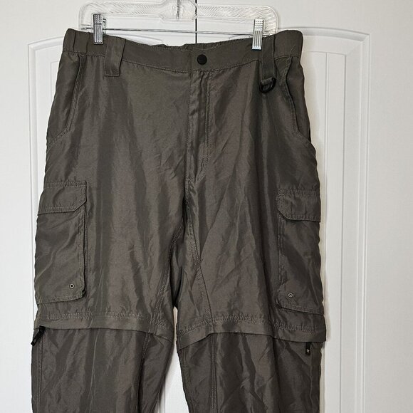 Men's Boy Scouts Of America BSA Switchback Convertible Pants Green Size Medium - Picture 1 of 7